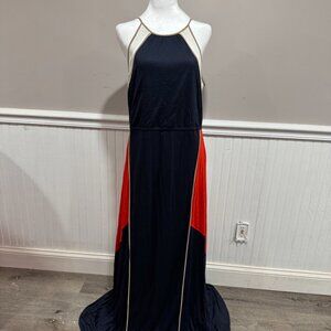 Ann Taylor Colorblock Maxi Dress – Size M